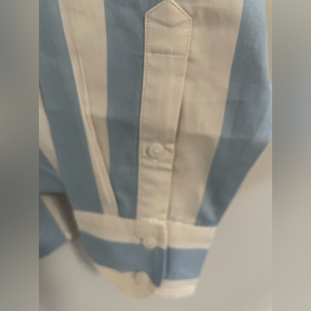 J.Crew Relaxed-fit cropped shirt in Barlow stripe - Picture 6 of 10